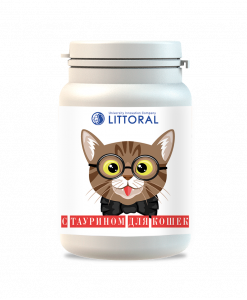 Витаминное лакомство с таурином для кошек, 80 таблеток